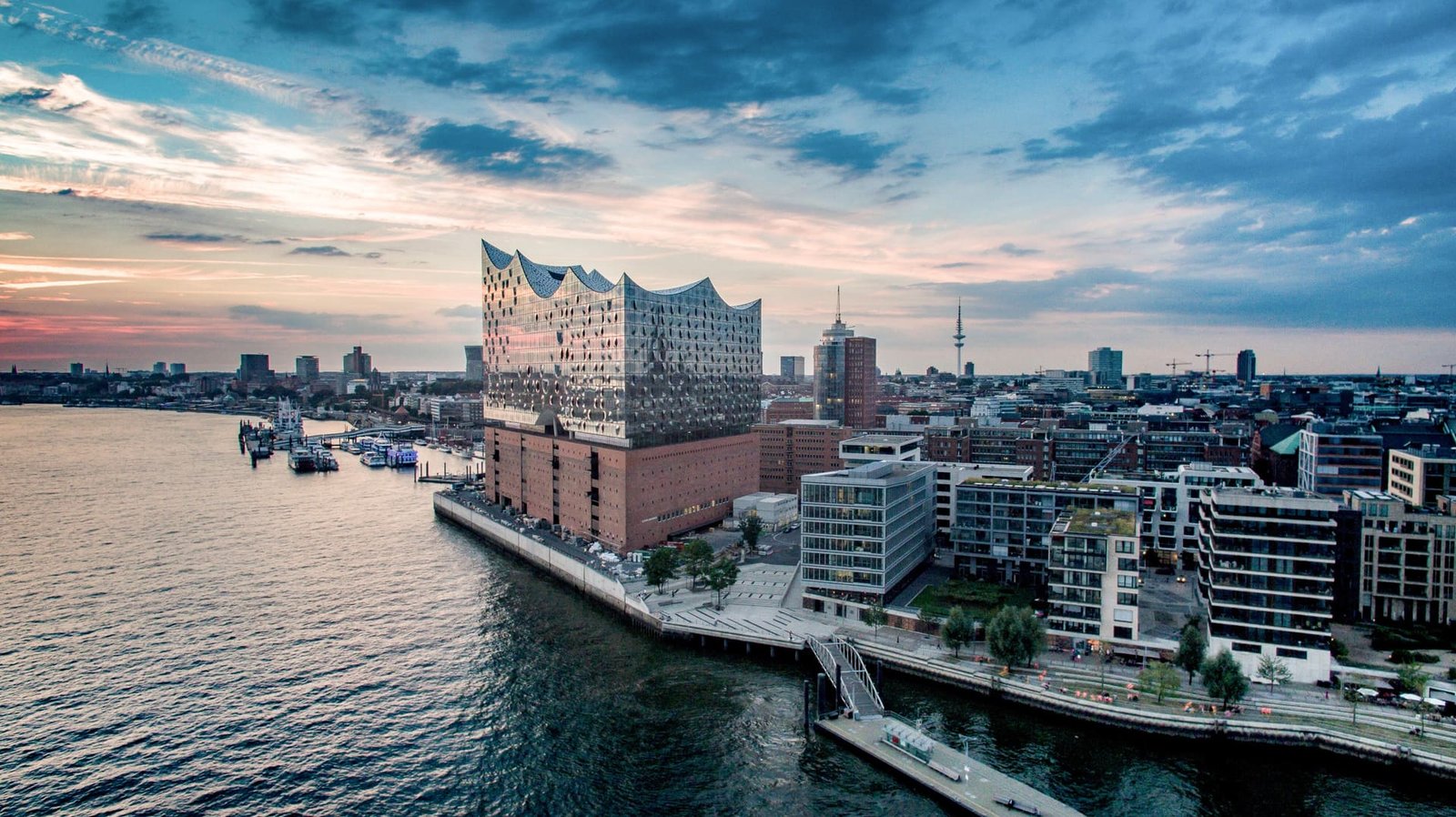 Blick über Hamburg